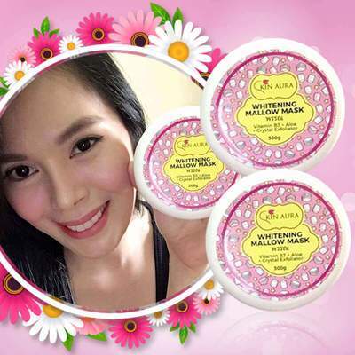 Skin Aura Whitening Mallow Mask